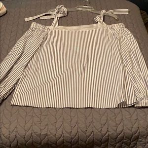 Michael Kors cold shoulder top